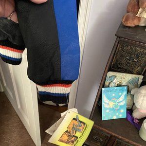 MTV Leather bomber jacket